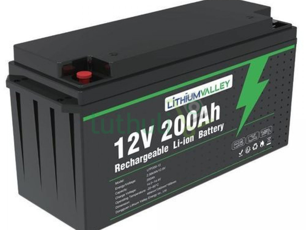 Lithium Valley 12.8V 200Ah Deep Cycle Battery