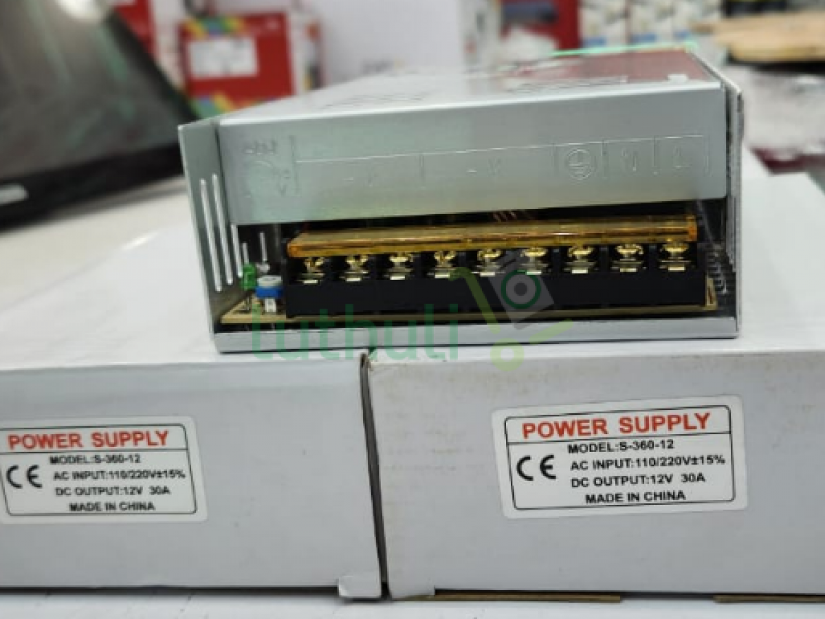 12V 30A CCTV Power Supply Unit High Capacity