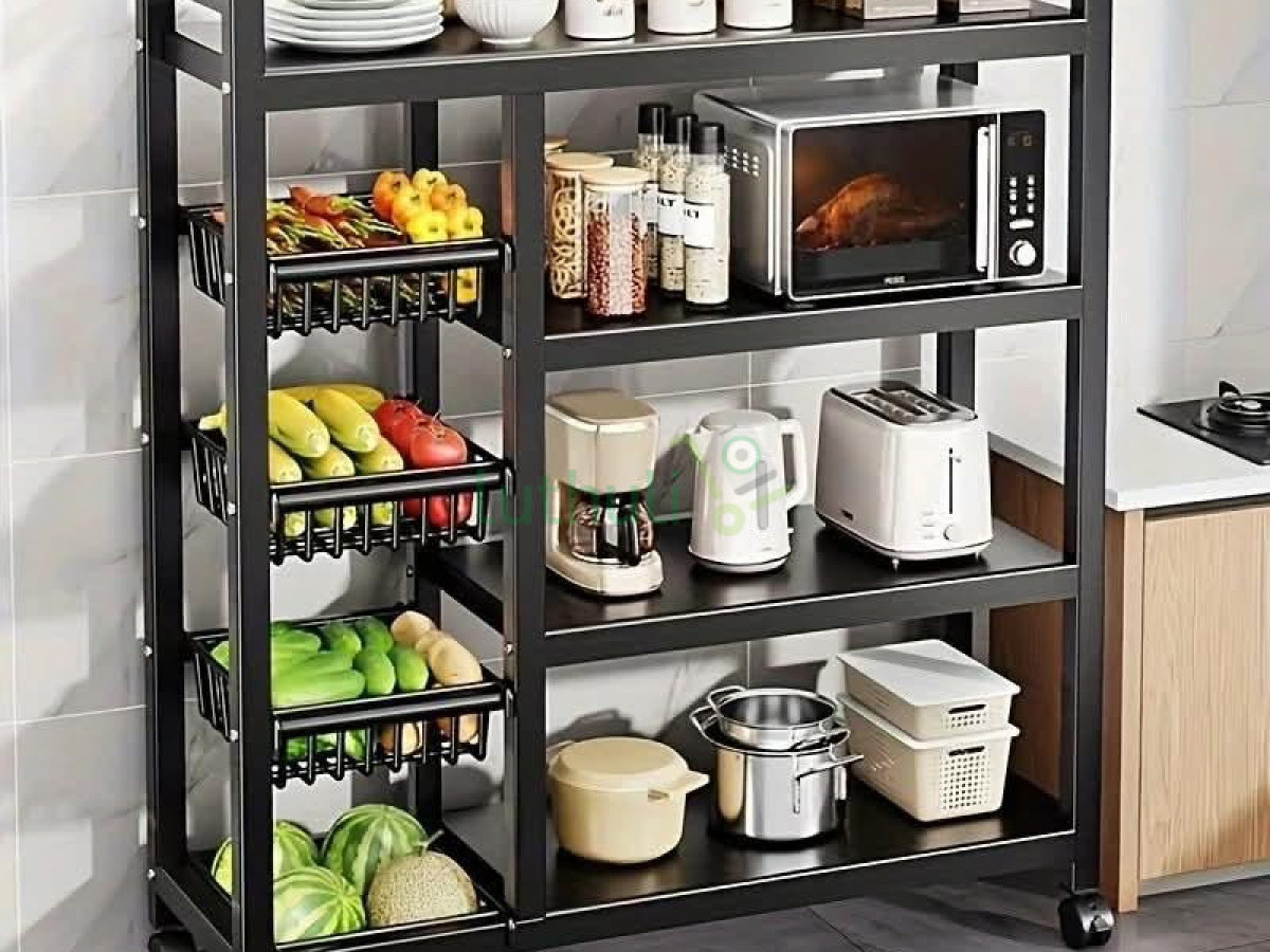 Kitchen Pantry Organiser Rack – Multi-Layer