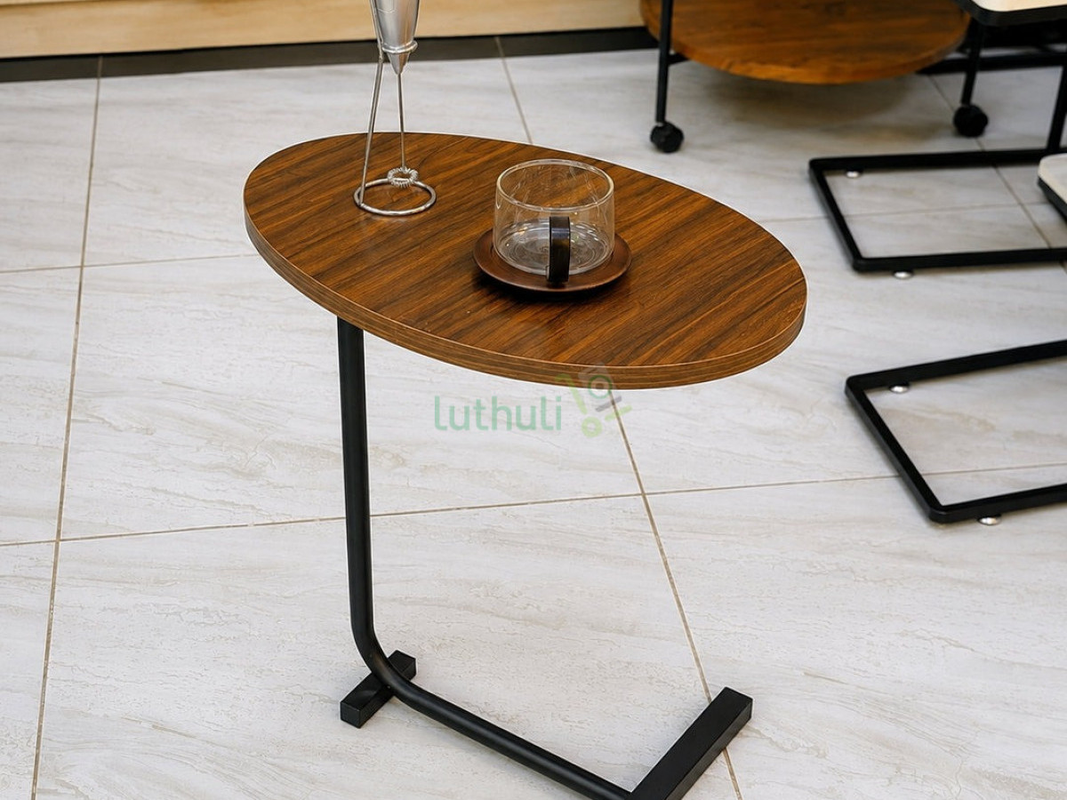 Modern Sofa Side Table 45×30×60cm | C-Shaped