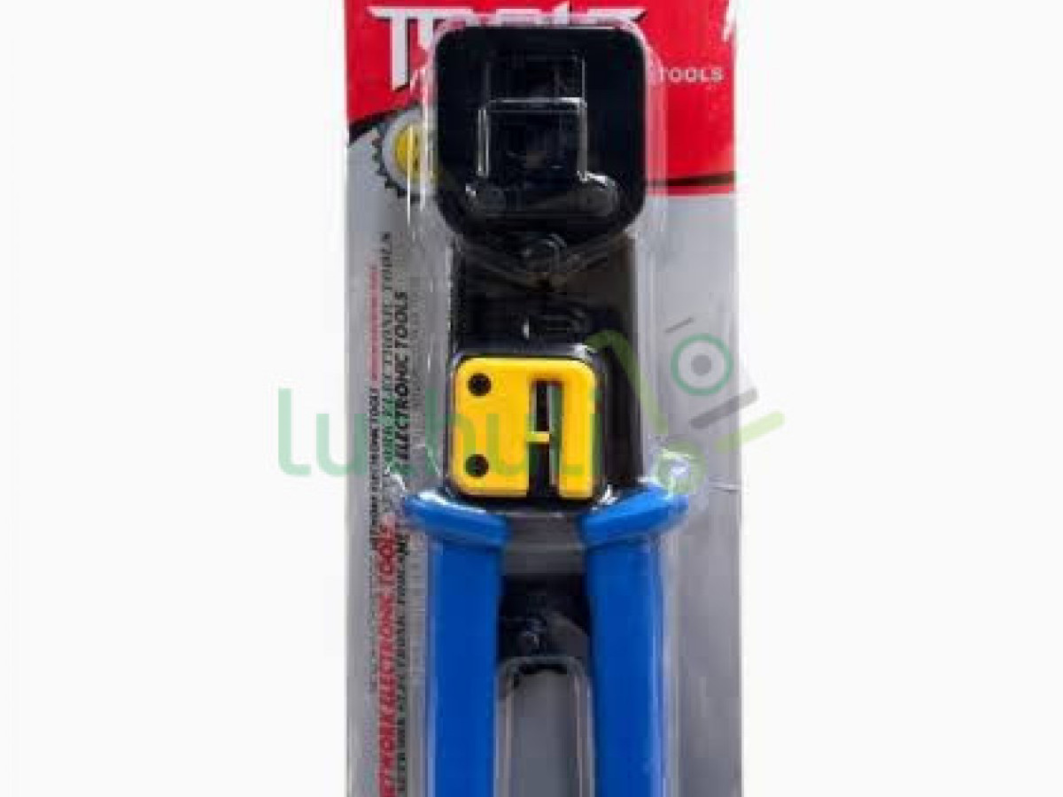 RJ45 Pass Through Crimper Tool for LAN Cable