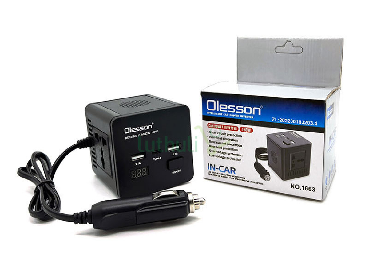 Portable Car Inverter 12v/24vto 220v Charger