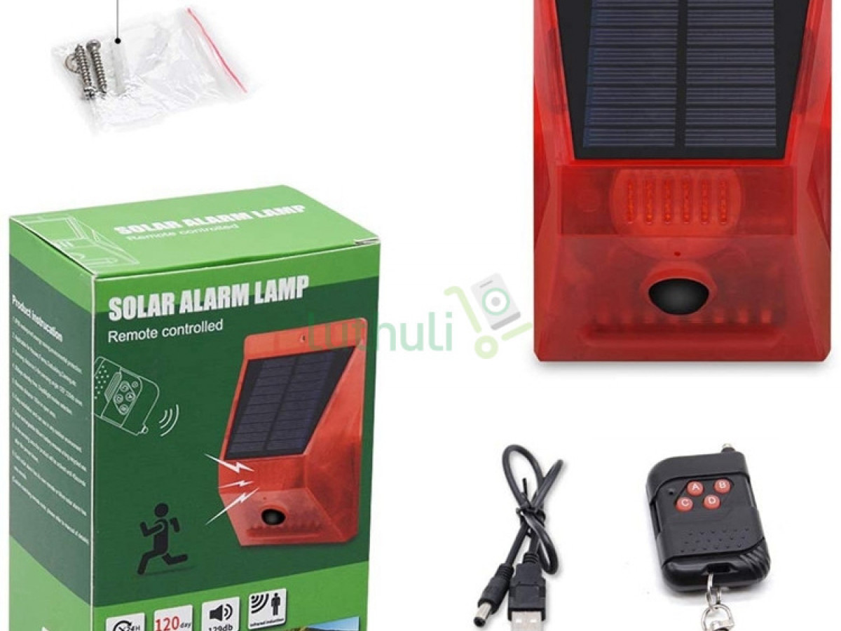 Security Motion Sensor Alarm With Remote Cont