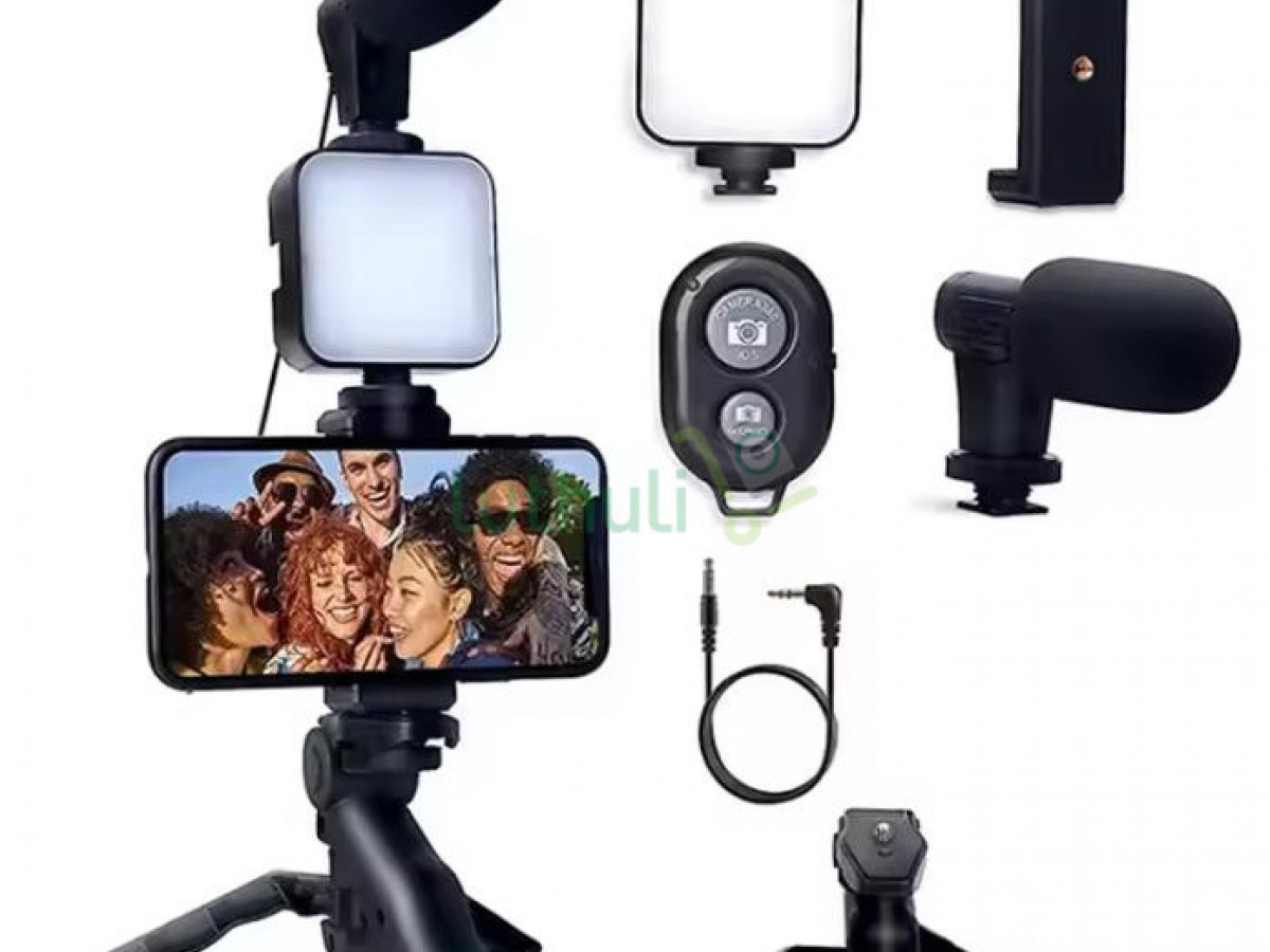 Smartphone Vlogging Kit Tripod Phone Holder