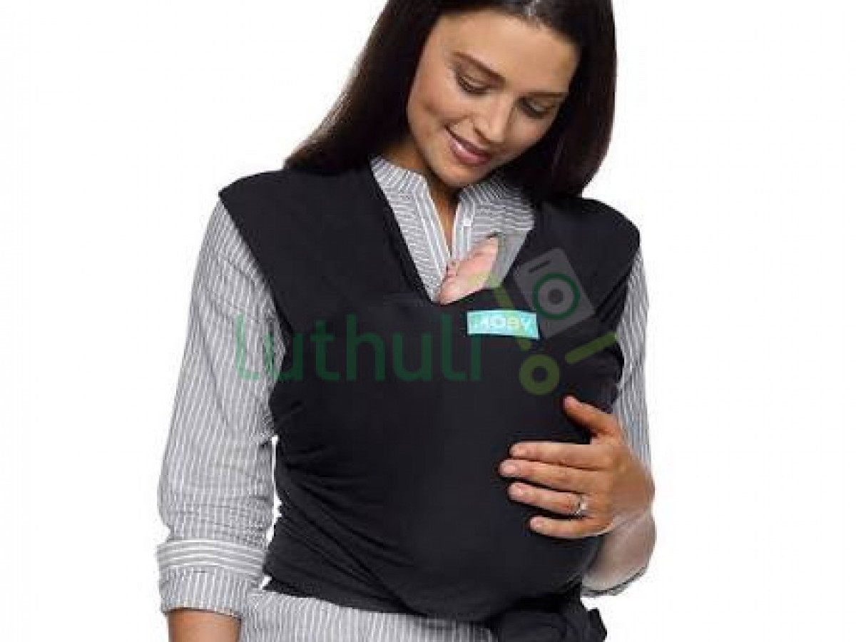 Baby Wrap Carrier Black | Soft Newborn Baby