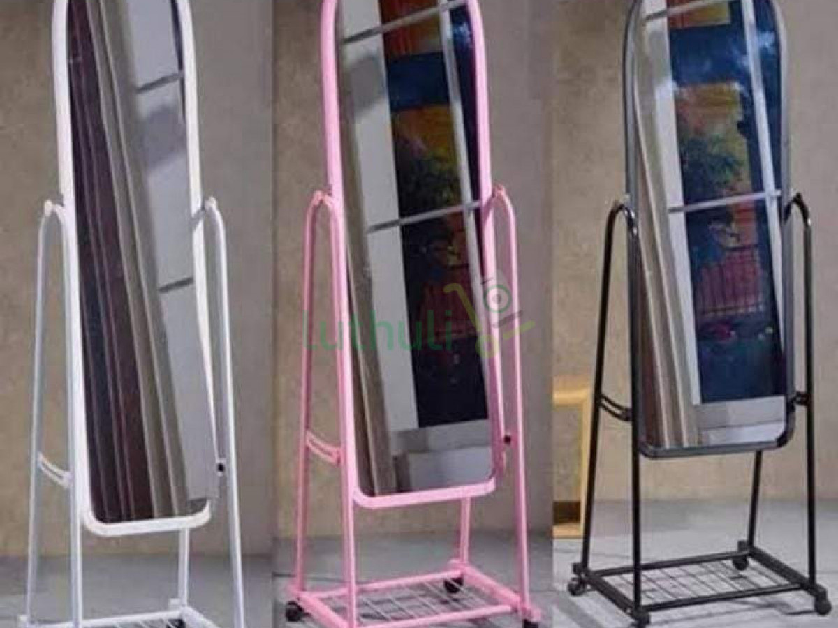 Dressing Mirror with Wheels – Full-Length