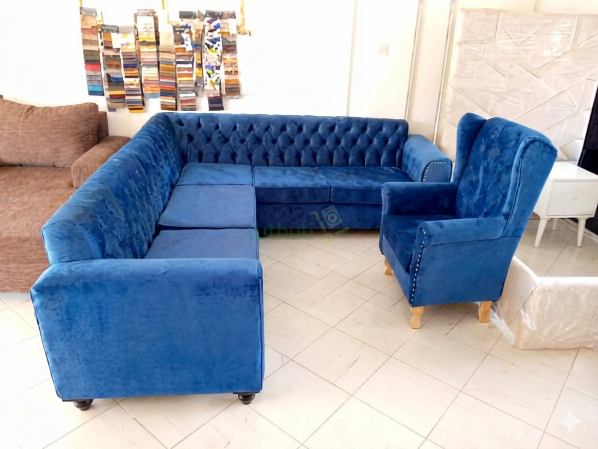 Modern Couch Set Customizable Fabric Sofa