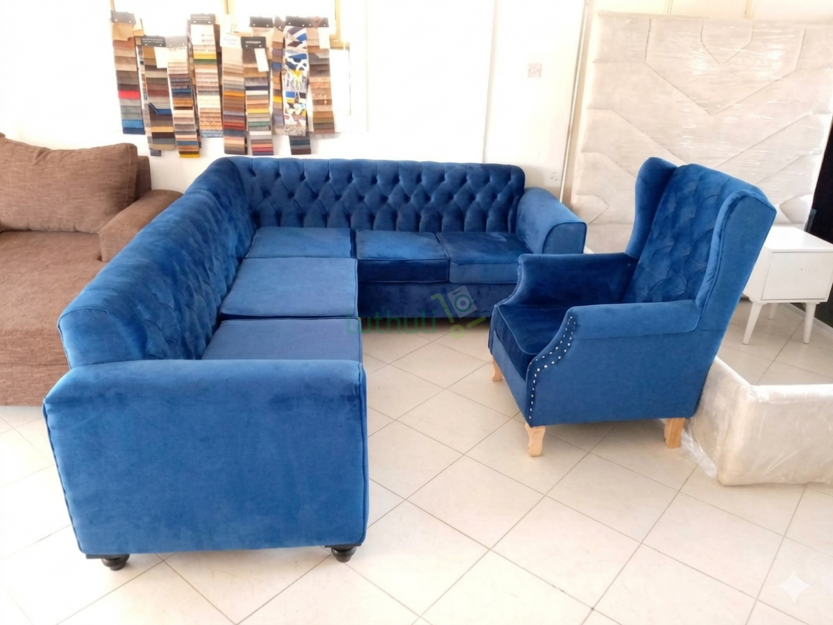 Modern Couch Set Customizable Fabric Sofa