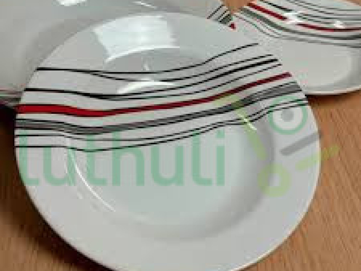 6-Piece Melamine Plates Set
