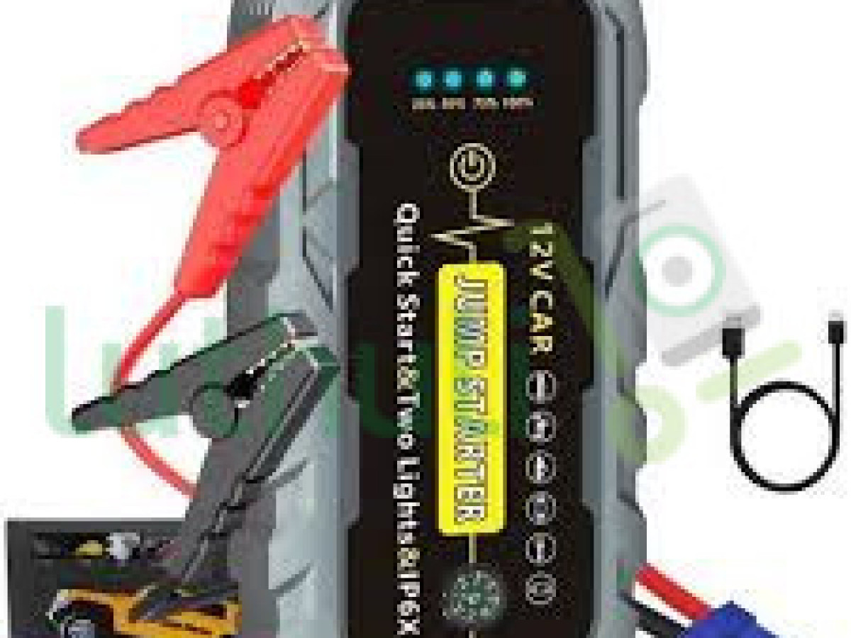 Portable Car Jump Starter with Air Compressor