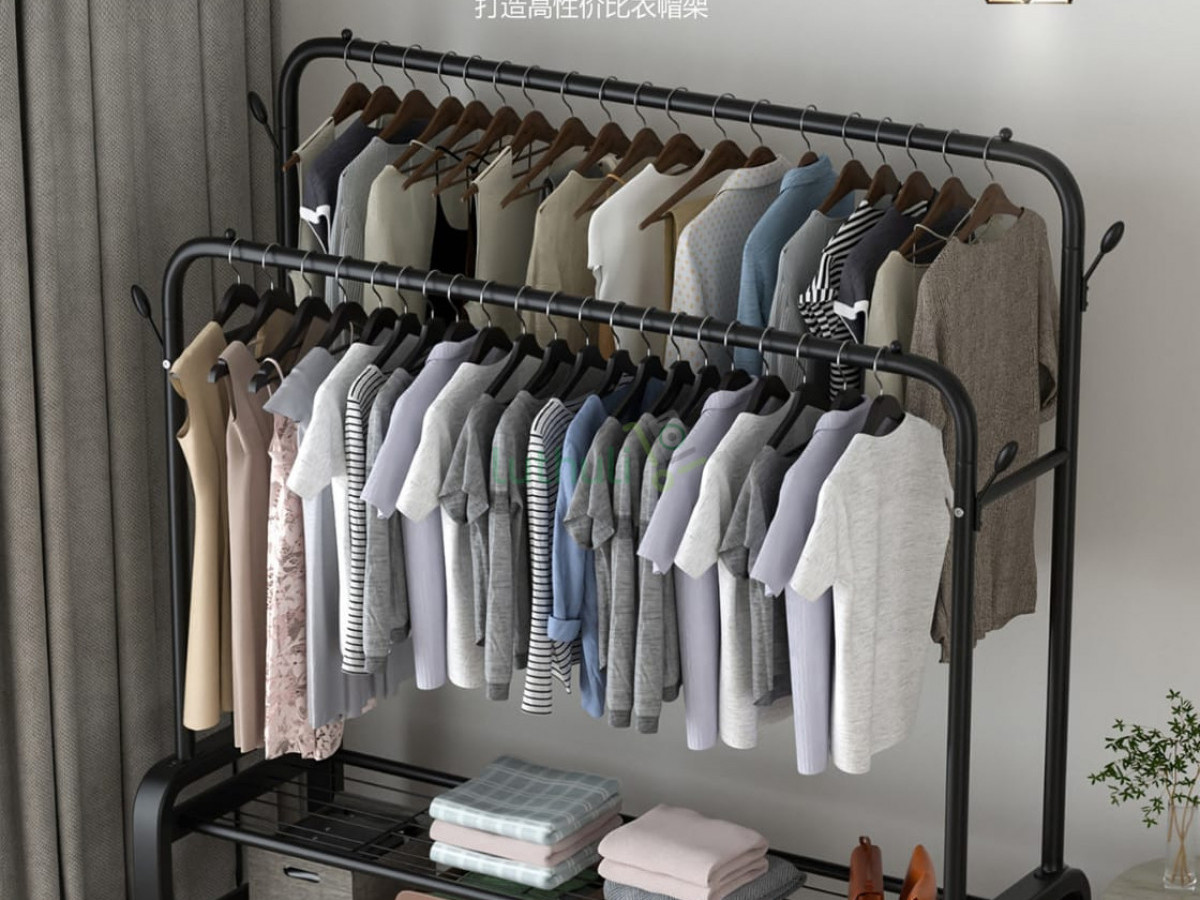Multipurpose Clothing and Storage Rack