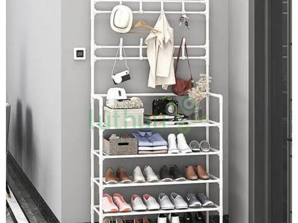5-Tier Metal Shoe & Hat Rack -in 2 colors
