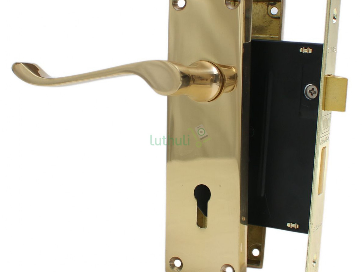 Original union scroll handle door lock