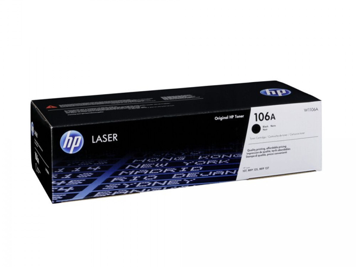 HP 106A Black Toner Laserjet (W1106A) HP 106A Black Toner Laserjet (W1106A)
