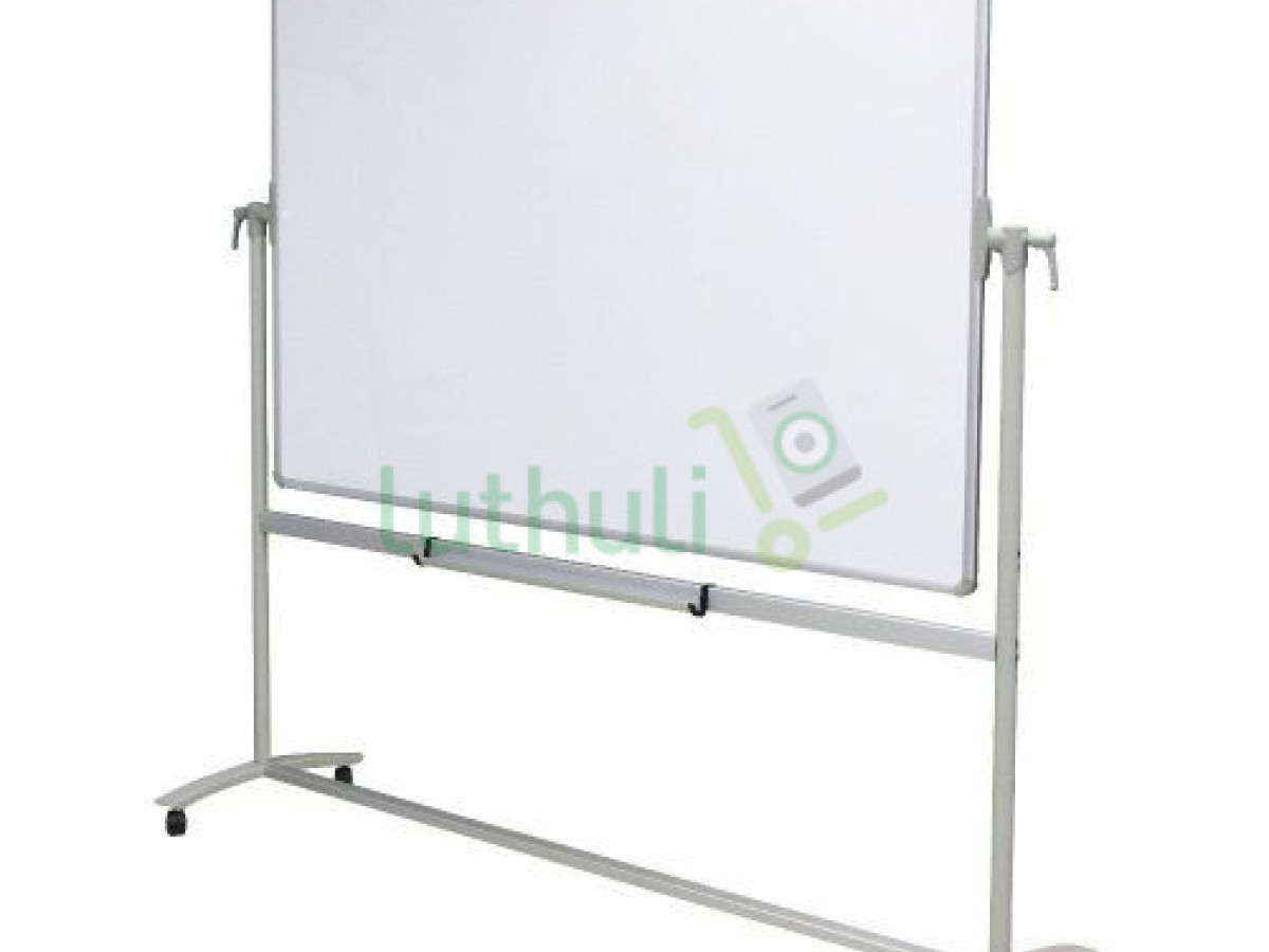 8ft x 4ft Magnetic Whiteboard with Wheeled St