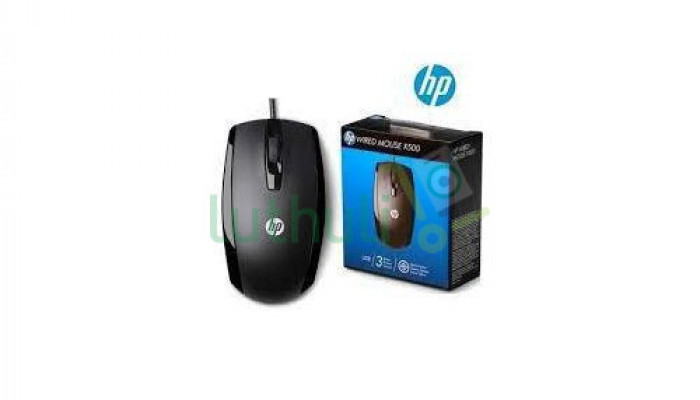 Ergonomic wired USB mouse with optical tracking for everyday use