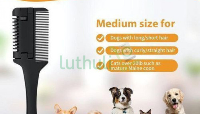 2-in-1 Pet Grooming Comb for Dogs & Cats
