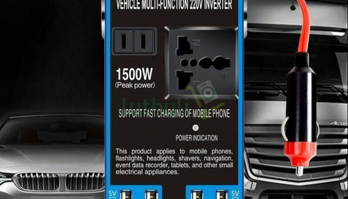 1500W DC-AC  Portable  Car Inverter charger