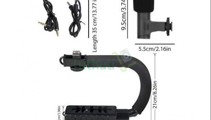 Vlogging Kit with LED Light Tripod Phone Holder Remote Control