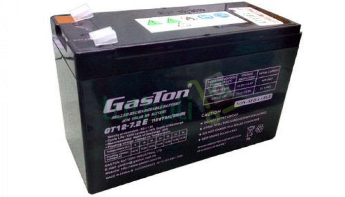 Gaston 12V 7Ah Rechargeable Battery (Sealed)