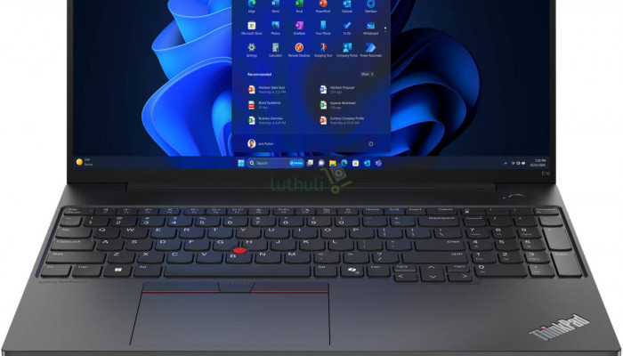 Slim ThinkPad laptop for work and productivity
