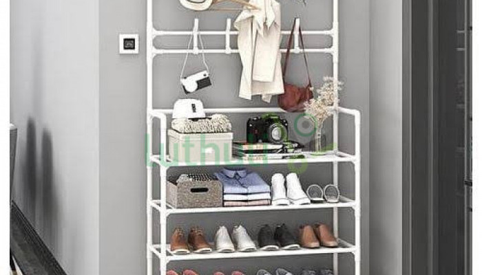 5-Tier Metal Shoe & Hat Rack -in 2 colors