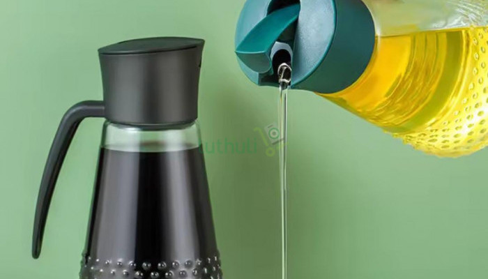 Autoflip Automatic Refill Glass Soy Sauce / Oil dispenser bottle