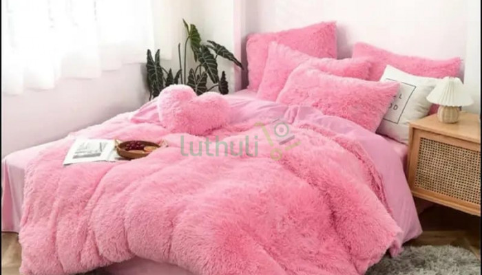 6pcs Fluffy Full(6*7) Duvet Set-many colours