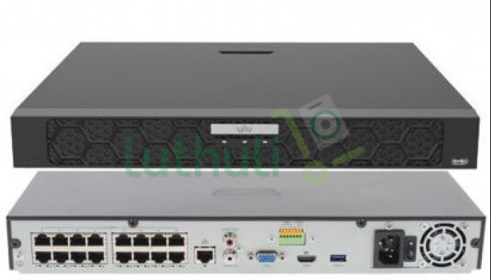 16-channel NVR system for managing multiple CCTV cameras with 4K